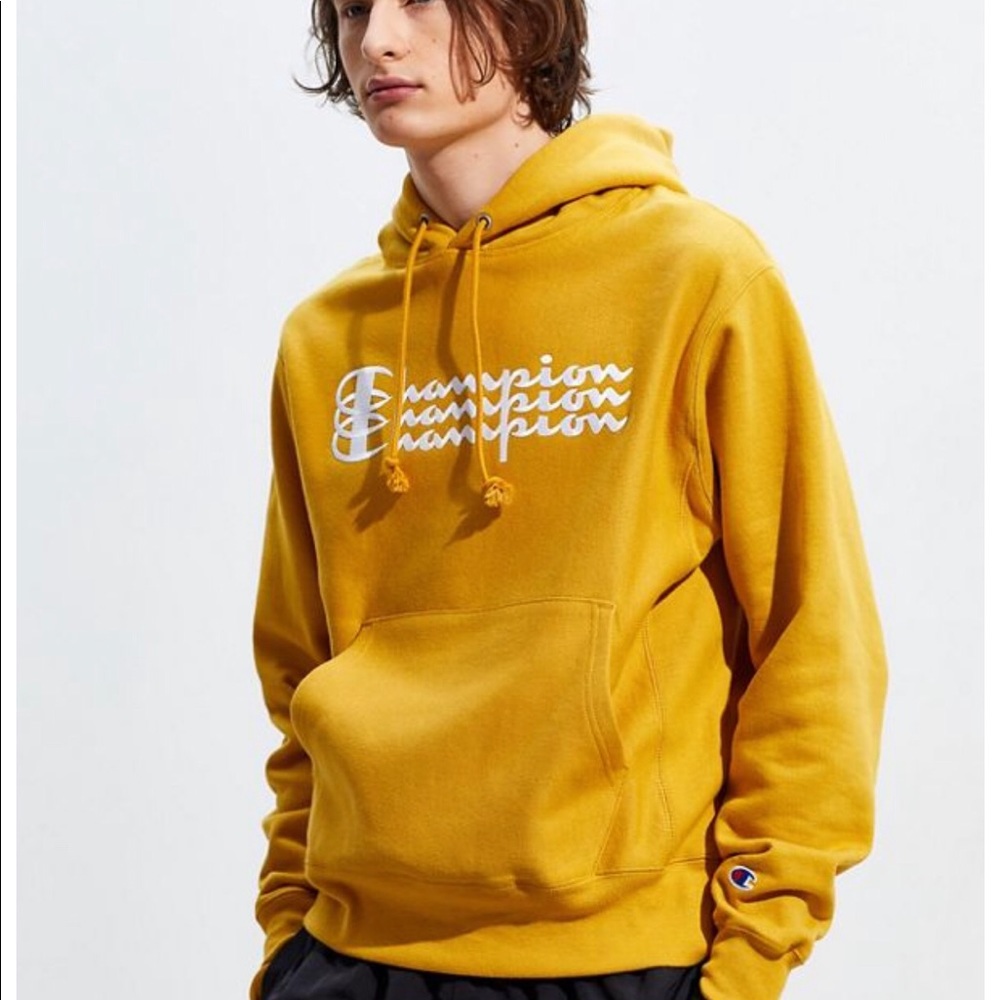 Champion 3 Script Hoodie
